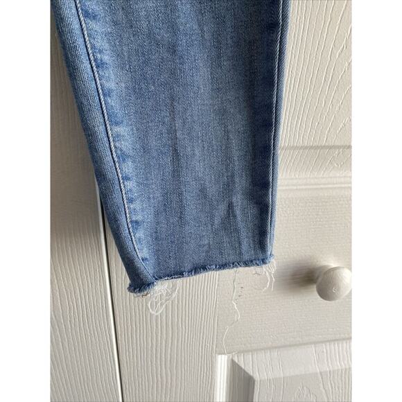 Lucky Brand Women's High Rise Skinny Bridgette Size 4 Raw Hem Ankle Light Wash - Picture 5 of 9